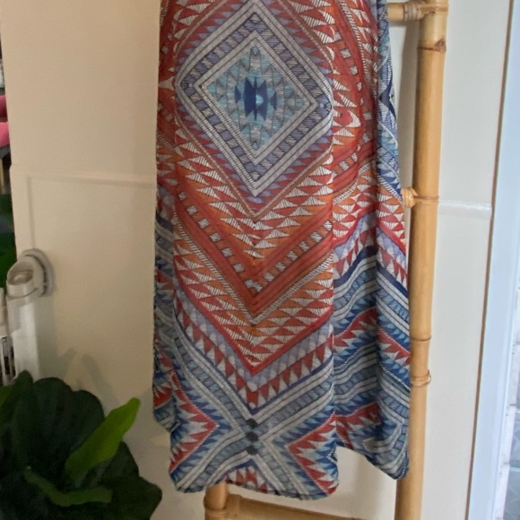 PIPER Size 10 Razor back A-Line Maxi Dress Fully Lined Soft Lining Chiffon outer - Picture 7 of 14